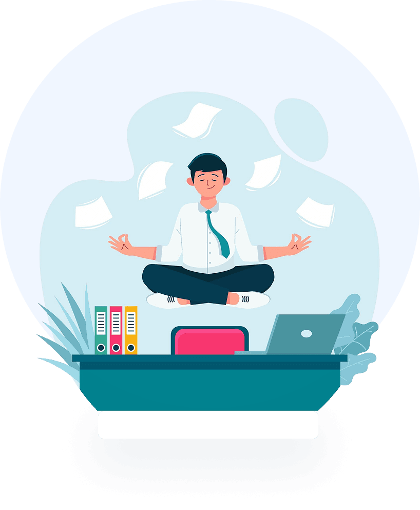 Illustration of student making international payments