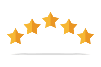 Five-star rating illustration
